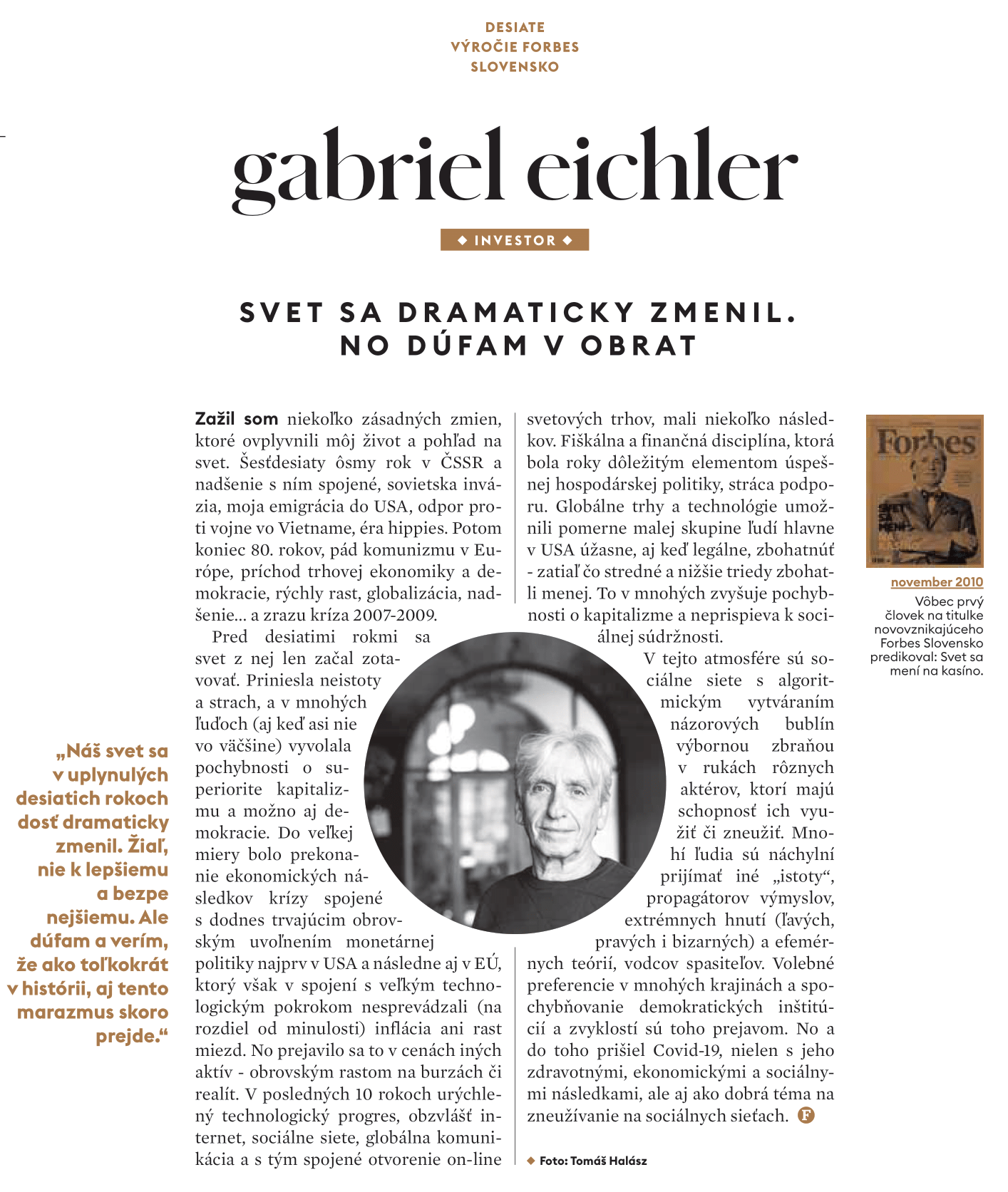 článok: Gabriel Eichler