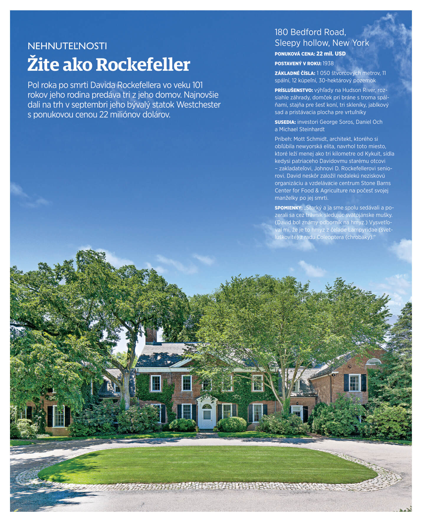 článok: žite ako Rockefeller