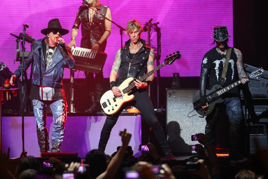 Guns N' Roses v Los Angeles. 