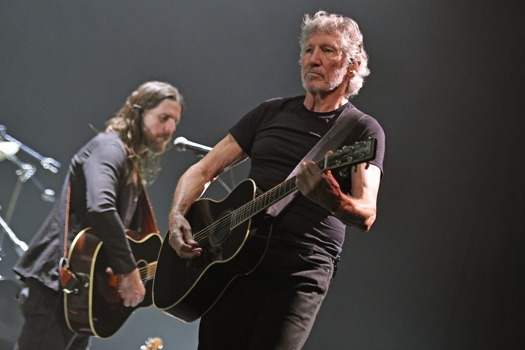 Bývalý člen skupiny Pink Floyd, britský spevák a skladateľ Roger Waters v Zürichu.