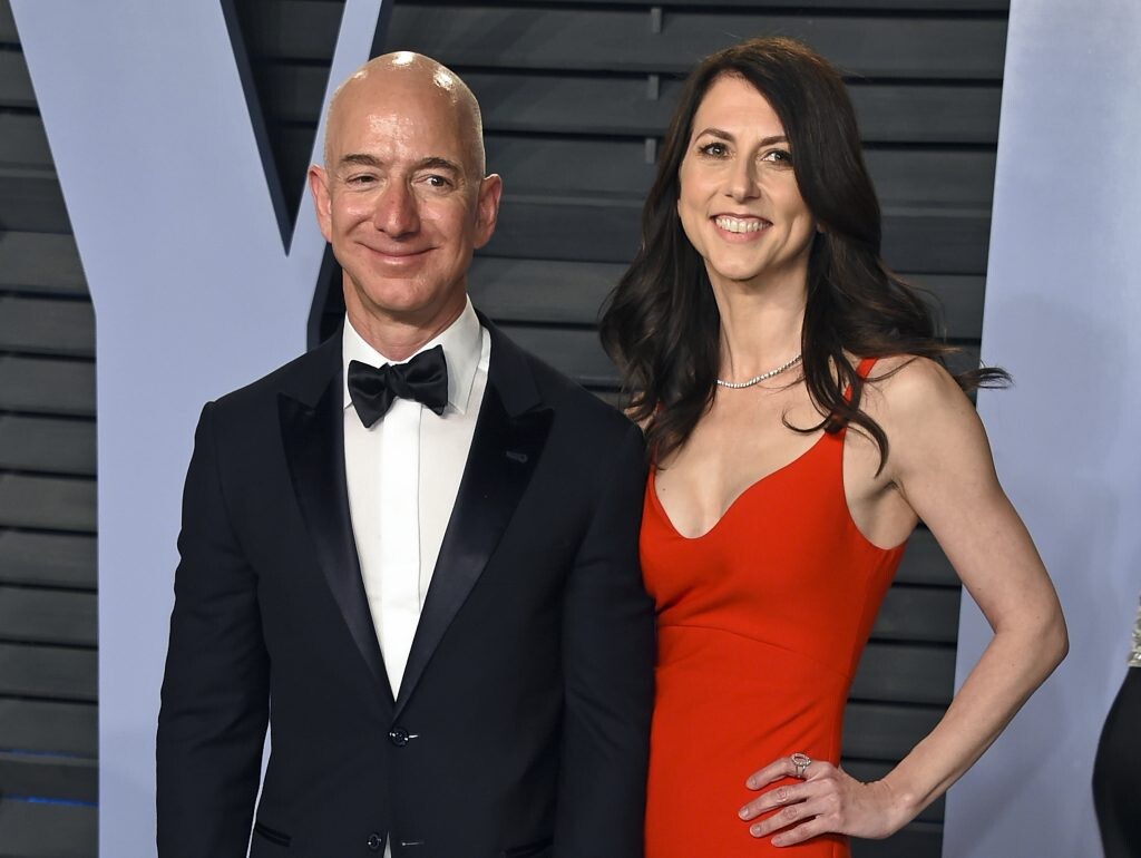 Jeff Bezos a jeho bývalá manželka MacKenzie Scott. 