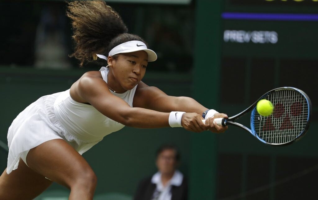 Osaka počas Wimbledonu 2019. Foto: Sita/ AP