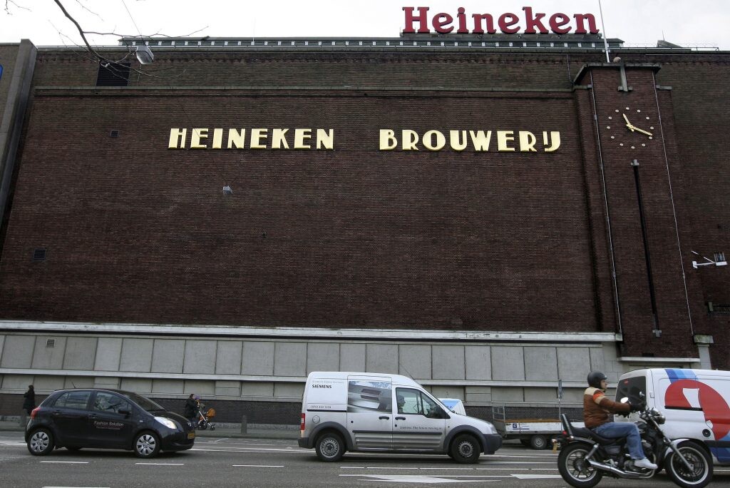 Pivovar Heineken v Amsterdame. 