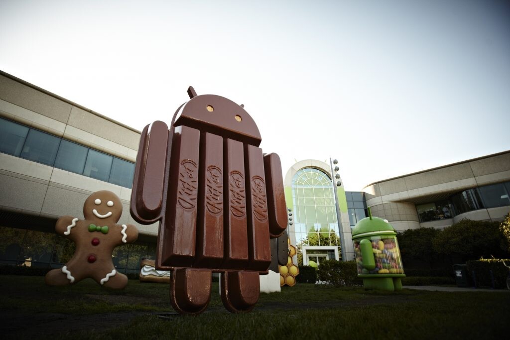 Reklamná kampaň na Android 4.4 "KitKat", október 2013.