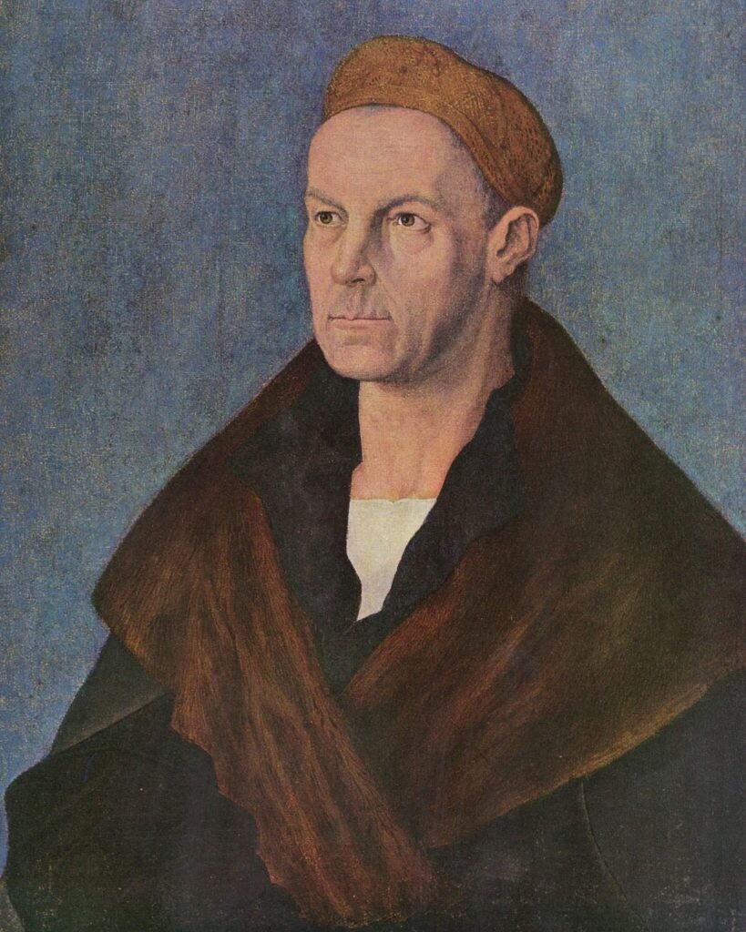 Jakob Fugger, portfér od Albrechta Dürera. 