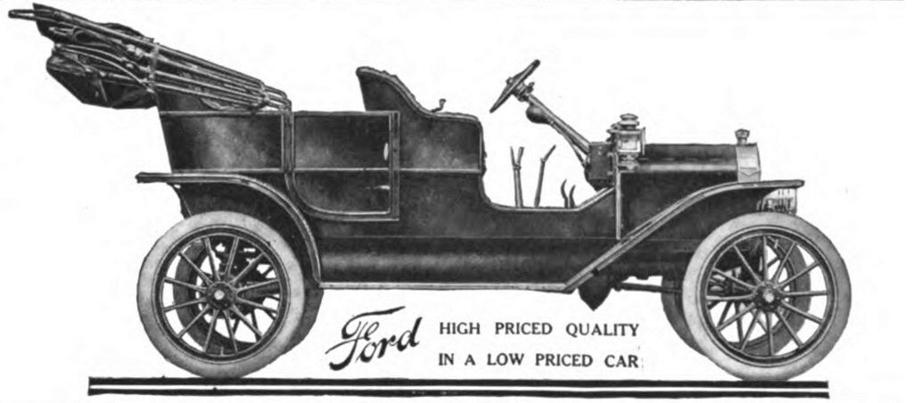 inzerát na Ford Model T