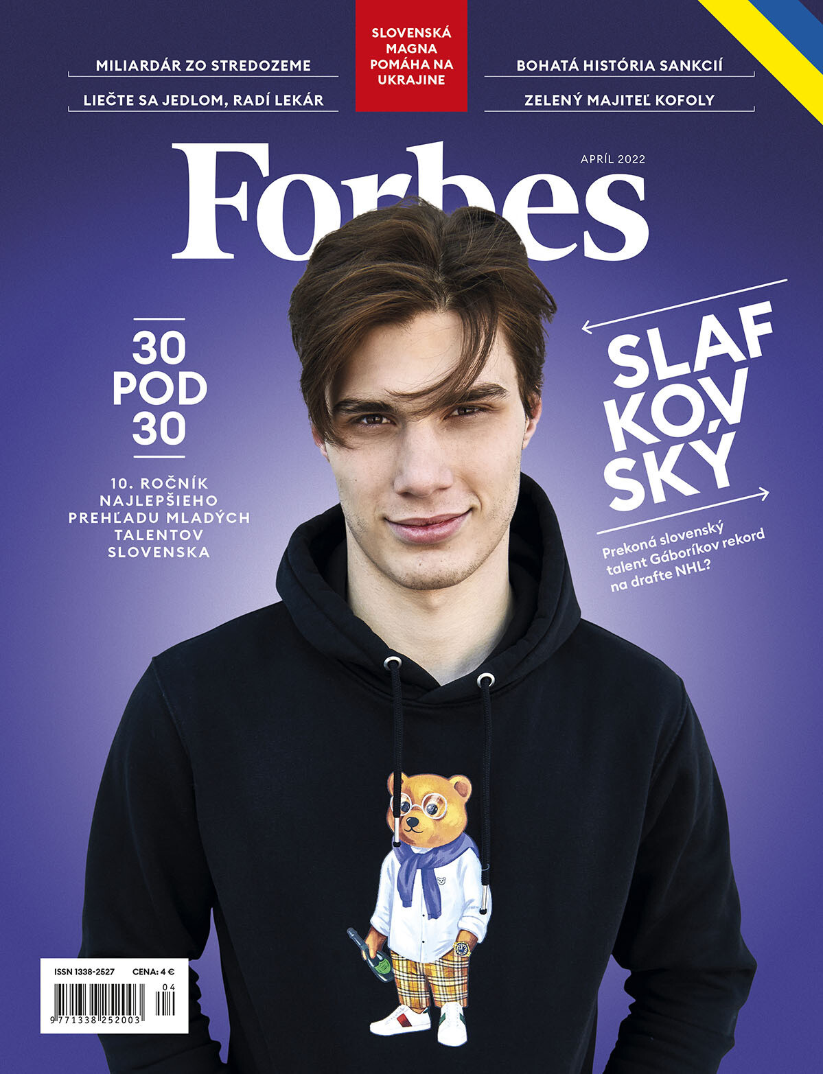 Titulka Forbes Magazín Juraj Slafkovský 30 pod 30